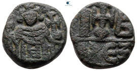 Constans II AD 641-668. Alexandria. 12 Nummi Æ