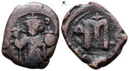 Constans II AD 641-668. Constantinople. Follis or 40 Nummi Æ