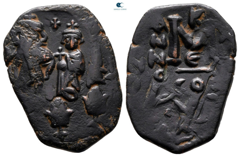 Constans II AD 641-668. Constantinople
Follis or 40 Nummi Æ

22 mm, 3,58 g
...