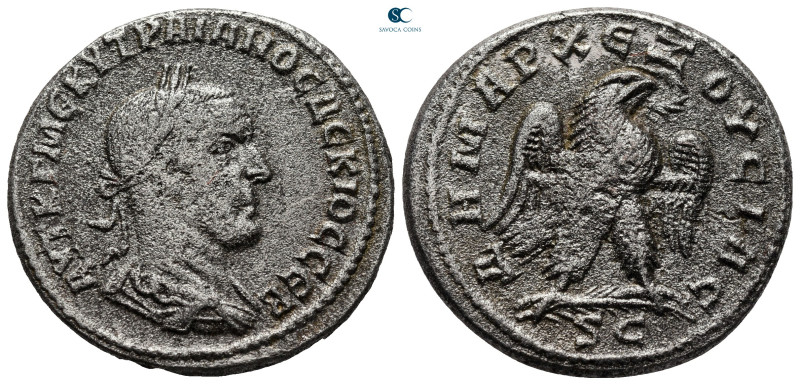 Seleucis and Pieria. Antioch. Trajan Decius AD 249-251. 
Billon-Tetradrachm

...