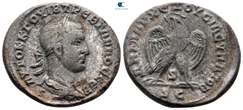 Seleucis and Pieria. Antioch. Trebonianus Gallus AD 251-253. 
Billon-Tetradrach...