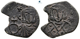 Leo V and Constantine AD 813-820. Syracuse. Follis Æ