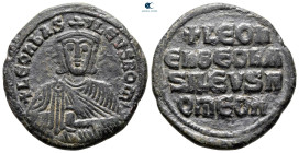 Leo VI the Wise AD 886-912. Constantinople. Follis Æ