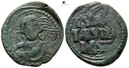 Attributed to Basil II and Constantine VIII AD 976-1028. Constantinople. Anonymous Follis Æ