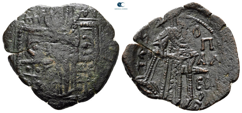 Michael VIII Palaeologus AD 1261-1282. Constantinople
Trachy Æ

24 mm, 2,64 g...