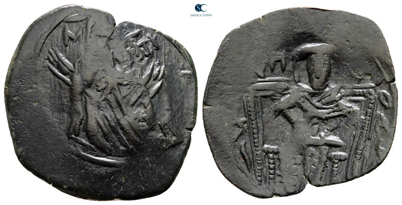 Michael VIII Palaeologus AD 1261-1282. Constantinople
Trachy Æ

25 mm, 2,11 g...