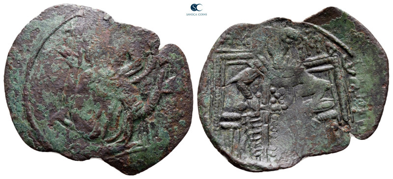 Michael VIII Palaeologus AD 1261-1282. Constantinople
Trachy Æ

25 mm, 1,85 g...