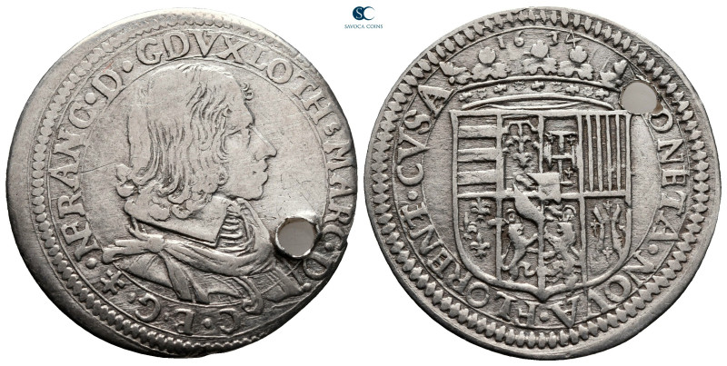 Italy. Firenze (Florence). AD 1634.
Teston AR

30 mm, 8,04 g



very fine...