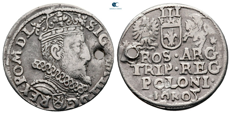 Poland. Sigismund III Vasa AD 1587-1632.
3 Groschen AR

20 mm, 1,95 g



...