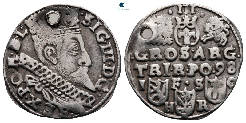 Poland. Sigismund III Vasa AD 1587-1632.
3 Groschen AR

20 mm, 2,31 g



...