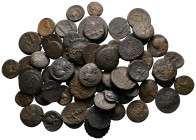 Lot of ca. 64 greek bronze coins / SOLD AS SEEN, NO RETURN!very fine