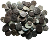 Lot of ca. 91 greek bronze coins / SOLD AS SEEN, NO RETURN!very fine