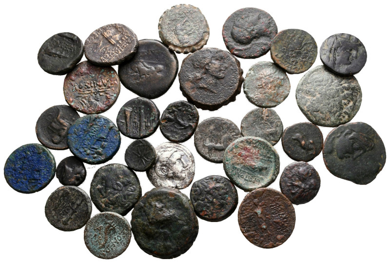 Lot of ca. 31 greek bronze coins / SOLD AS SEEN, NO RETURN!

very fine