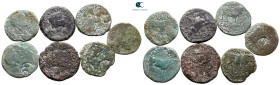 Lot of ca. 7 roman provincial bronze coins / SOLD AS SEEN, NO RETURN!nearly very fine