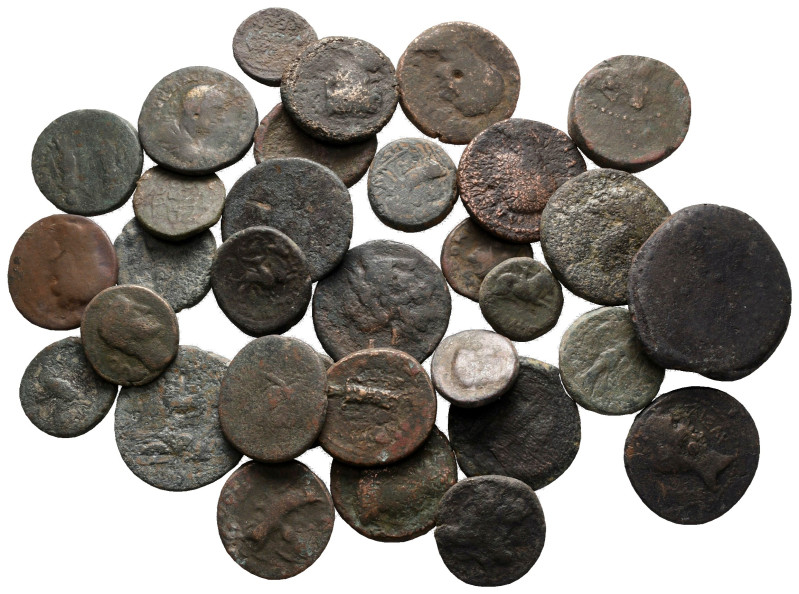 Lot of ca. 32 roman provincial bronze coins / SOLD AS SEEN, NO RETURN!

fine