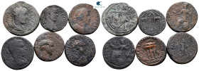 Lot of ca. 6 roman provincial bronze coins / SOLD AS SEEN, NO RETURN!fine