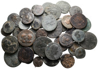 Lot of ca. 45 roman provincial bronze coins / SOLD AS SEEN, NO RETURN!very fine