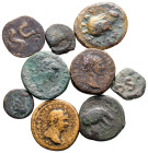 Lot of ca. 9 roman bronze coins / SOLD AS SEEN, NO RETURN!nearly very fine