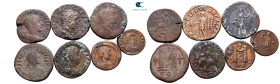 Lot of ca. 7 roman bronze coins / SOLD AS SEEN, NO RETURN!very fine