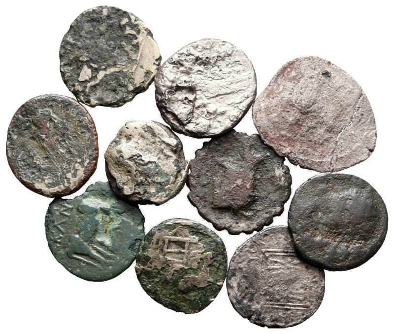 Lot of ca. 10 roman coins / SOLD AS SEEN, NO RETURN!

fine