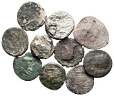 Lot of ca. 10 roman coins / SOLD AS SEEN, NO RETURN!fine