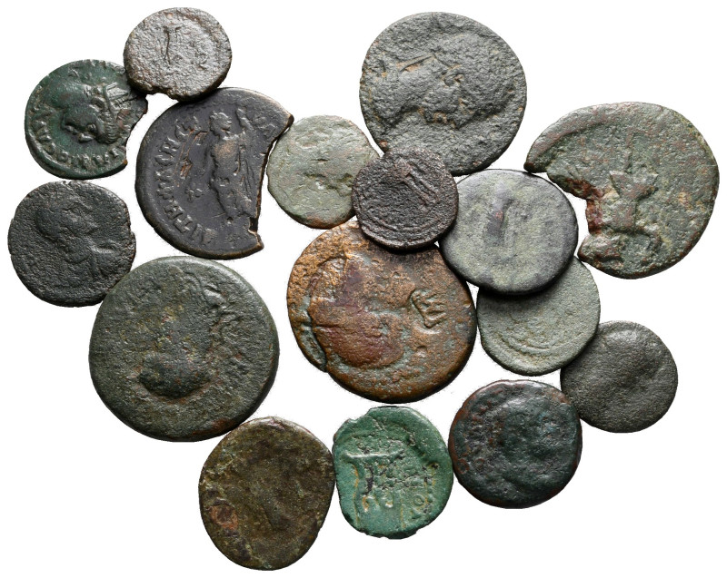 Lot of ca. 17 roman coins / SOLD AS SEEN, NO RETURN!

fine