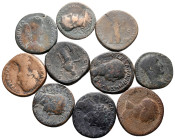 Lot of ca. 10 roman bronze coins / SOLD AS SEEN, NO RETURN!
nearly very fine
