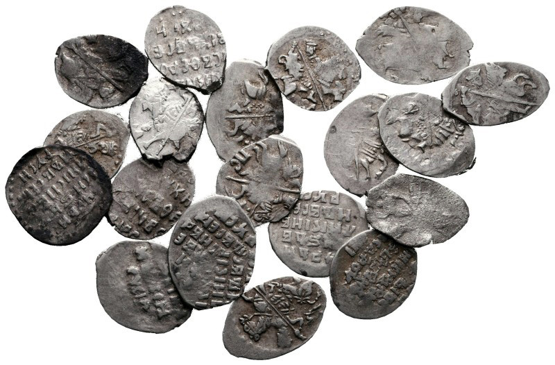 Lot of ca. 19 russian dengas / SOLD AS SEEN, NO RETURN! 

very fine