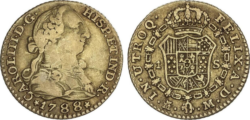 1 Escudo. 1788. MADRID. M. 3,28 grs. AC-1373. MBC.