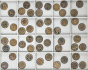 Lote 50 monedas 2 Céntimos. 1911 (*11). P.C.-V. Bastantes brillo y color original. A EXAMINAR. EBC- a SC.