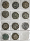 Lote 75 monedas. ISABEL II a JUAN CARLOS I. AR, AE, Ni. Incluye cobre y moneda de plata del centenario español (destacan 18 monedas de 5 Pesetas), 1 P...