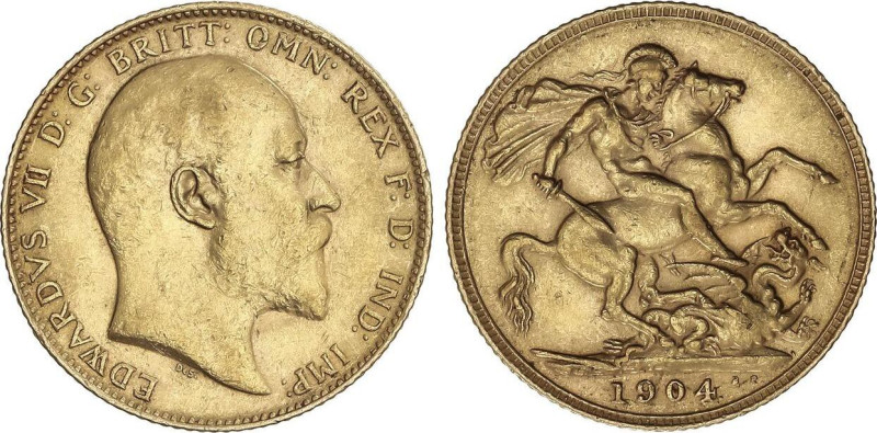 Sovereign. 1904. EDWARD VII. 7,96 grs. AU (917)

 (Pequeños golpecitos). Fr-40...