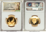 Elizabeth II gold Proof High Relief "Kangaroo" 100 Dollars (1 oz) 2016-P PR70 Ultra Cameo NGC, Perth mint, KM-Unl. Mintage: 500. First Day of Issue. A...