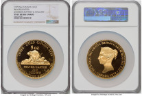 6-Piece Certified gold Johnson Matthey & Mallory LTEE Private Issue "Beavor/Castor" Proof Set 1979 NGC, 1) Medal (5 oz), PR67 Ultra Cameo 2) Medal (2 ...