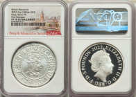 Elizabeth II silver Proof "King Henry VII" 5 Pounds (2 oz) 2022 PR70 Ultra Cameo NGC, KM-Unl. Limited Edition Presentation Mintage: 700. British Monar...