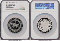 Elizabeth II silver Proof "Platinum Jubilee" 10 Pounds (10 oz) 2022 PR70 Ultra Cameo NGC, cf. S-M22 (5 oz variety listed). Limited Edition Presentatio...