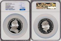 Elizabeth II silver Proof "King George I" 10 Pounds (5 oz) 2022 PR70 Ultra Cameo NGC, KM-Unl, S-Unl. Limited Edition Presentation Mintage: 275. Britis...
