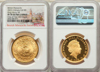 Elizabeth II gold Proof "King Henry VII" 100 Pounds (1 oz) 2022 PR70 Ultra Cameo NGC, KM-Unl., S-Unl. Mintage: 610. British Monarchs series. One of Fi...