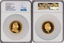 Elizabeth II gold Proof "King George I" 500 Pounds (5 oz) 2022 PR70 Ultra Cameo NGC, KM-Un, S-Unl. Limited Edition Presentation Mintage: 50. British M...