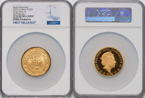 Elizabeth II gold Proof "King Henry VII" 500 Pounds (5 oz) 2022 PR70 Ultra Cameo NGC, KM-Unl, S-Unl. Limited Edition Presentation Mintage: 75. British...