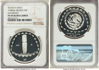 Estados Unidos 4-Piece Certified silver "Tolteca" Proof Set 1998-Mo PR69 Ultra Cameo NGC, 1) "Sacerdote" 5 Pesos (1 oz), KM664 2) "Jaguar" 5 Pesos (1 ...