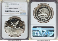 Estados Unidos silver Proof Onza (1 oz) 1998-Mo PR63 Ultra Cameo NGC, Mexico City mint, KM613. 

HID09801242017

© 2022 Heritage Auctions | All Rights...