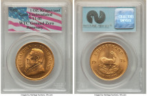 Republic gold Krugerrand (1 oz) 1976 Gem Uncirculated PCGS, KM73. 9-11-01 WTC Ground Zero Recovery slab. 

HID09801242017

© 2022 Heritage Auctions | ...