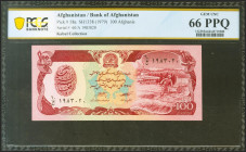 AFGHANISTAN. 100 Afghanis. 1979. (Pick: 58a). PCGS66PPQ.