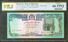 AFGHANISTAN. 10000 Afghanis. 1993. (Pick: 63b). PCGS66PPQ.