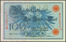 GERMANY. 100 Mark. 1908. (Pick: 33a). Uncirculated.