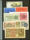 Set of 18 Germany banknotes of different issues, all of them XF-/UNC.