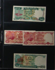 INDONESIA. Extraordinary set of 206 banknotes, includes rare series of 1947, 1957 and 1975 in uncirculated to about uncirculated among many others unu...