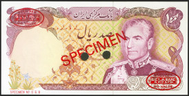IRAN. 100 Rials. 1974. SPECIMEN. (Pick: 102s). Uncirculated.