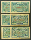 MOROCCO. Set of 6 banknotes of 5 Francs. (1924ca). (Pick: 9). Fine / Very Good.